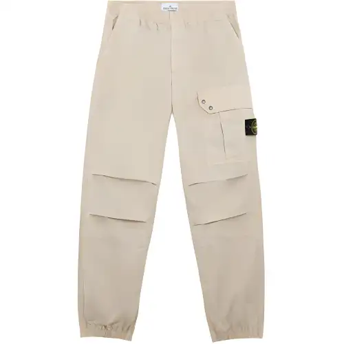 STONE ISLAND Cotton Twill Trousers