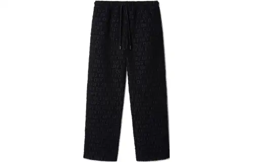 OFF WHITE Boucle Casual Pant