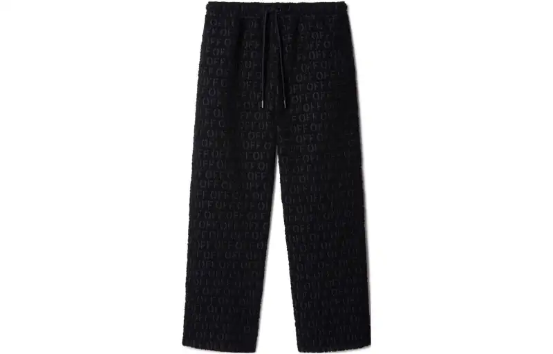 OFF WHITE Boucle Casual Pant