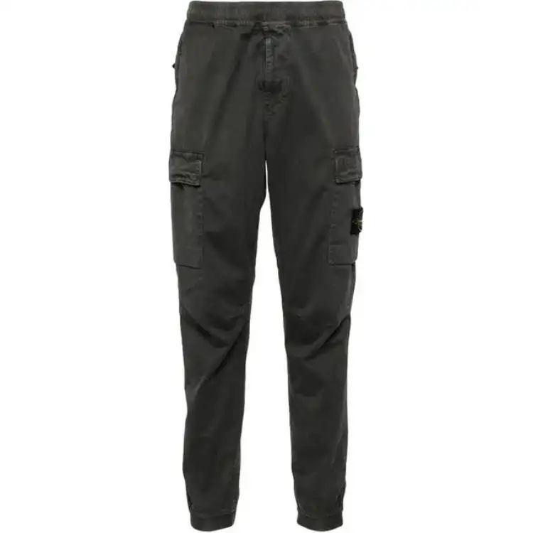 STONE ISLAND Compass Patch Tapered Leg Pants