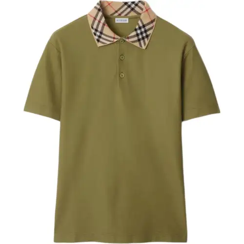 Burberry SS25 Polo Shirt Men's Green