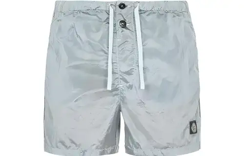 STONE ISLAND Shorts Men's Gray Blue