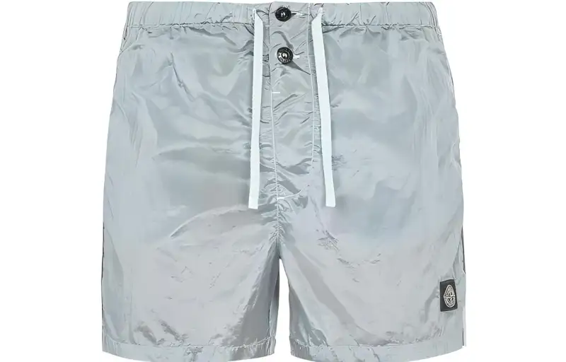 STONE ISLAND Shorts Men's Gray Blue