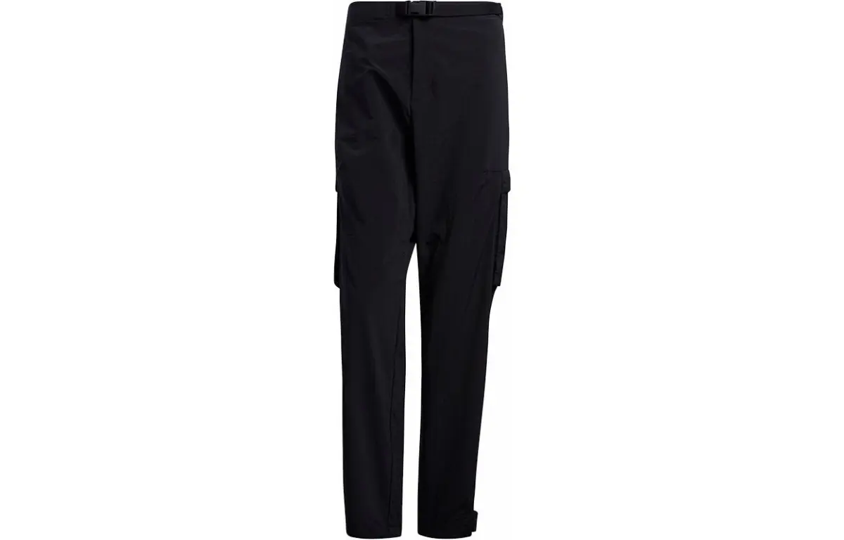 Adidas Casual Pants Men's Black Moderate Straight Fit Pants