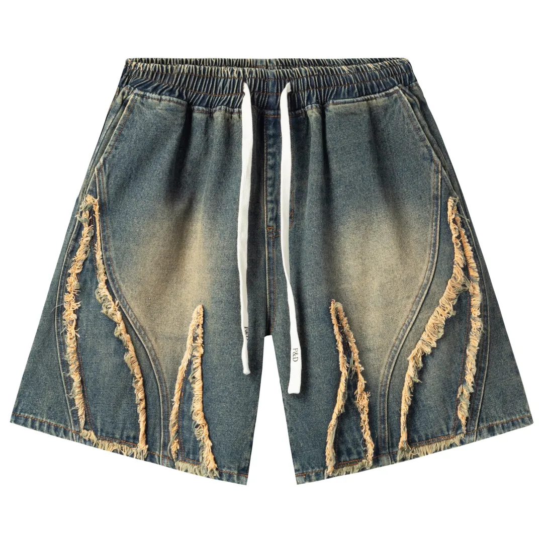 PILOTDRAGON Denim Shorts Unisex Dark Blue