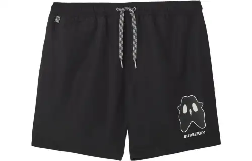Burberry Monster Graphic Drawcord Swim Shorts