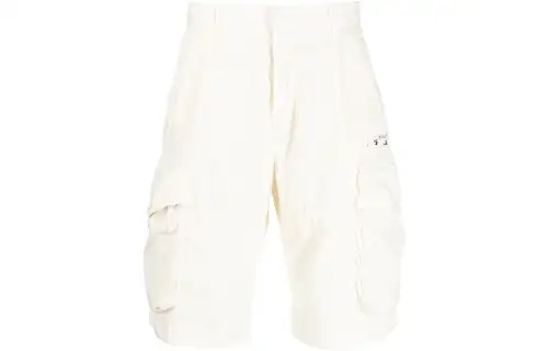 OFF WHITE SS21 Casual Shorts Men's White Moderate