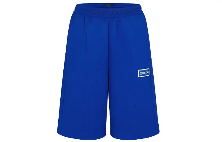 LOUIS VUITTON New Quarterly Products Of LV Casual Shorts Men's Blue Moderate