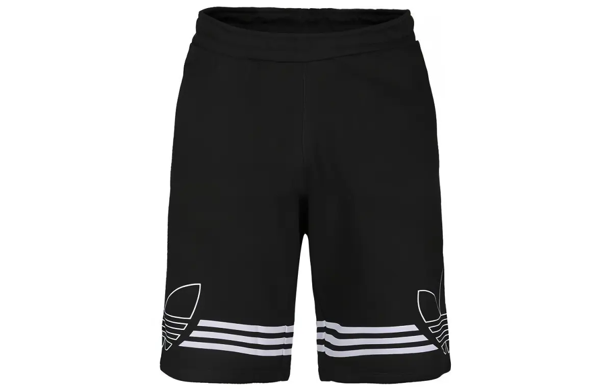 Adidas Originals OUTLINE SHORT Casual Shorts Men's Black Moderate