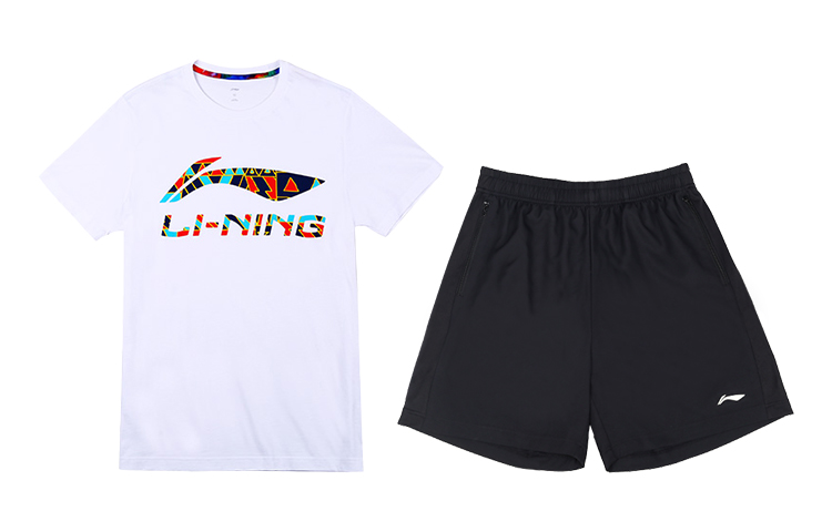 Li Ning Casual Sportswear Men’s White+Black