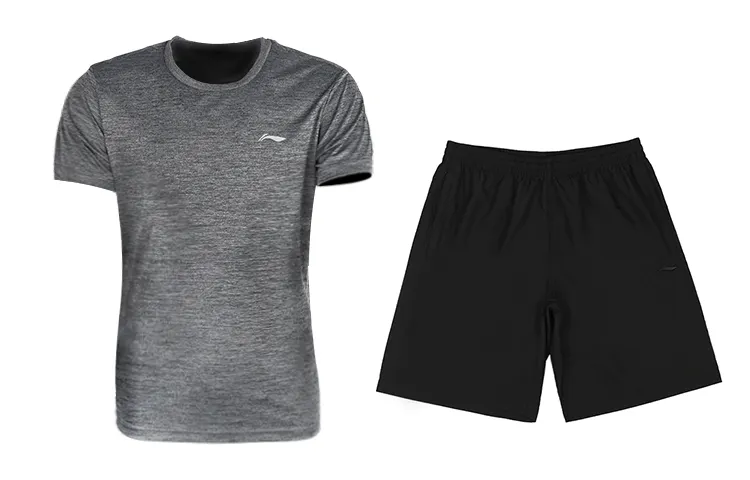 Li Ning Casual Sportswear Unisex Black+Gray