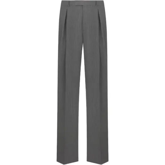 Dior Pleated Loose-Fit Trousers