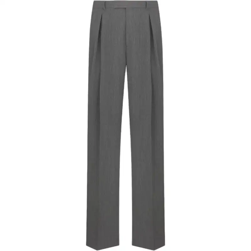 Dior Pleated Loose-Fit Trousers
