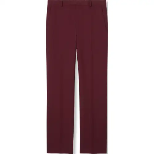 GUCCI FW24 Casual Pants Men's Burgundy