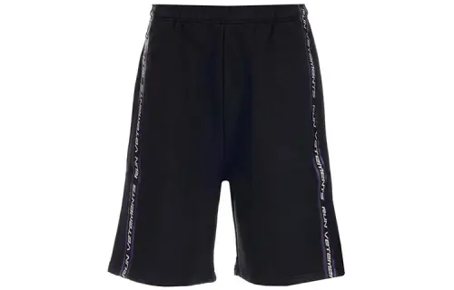 Vetements Casual Shorts Men's Black Moderate