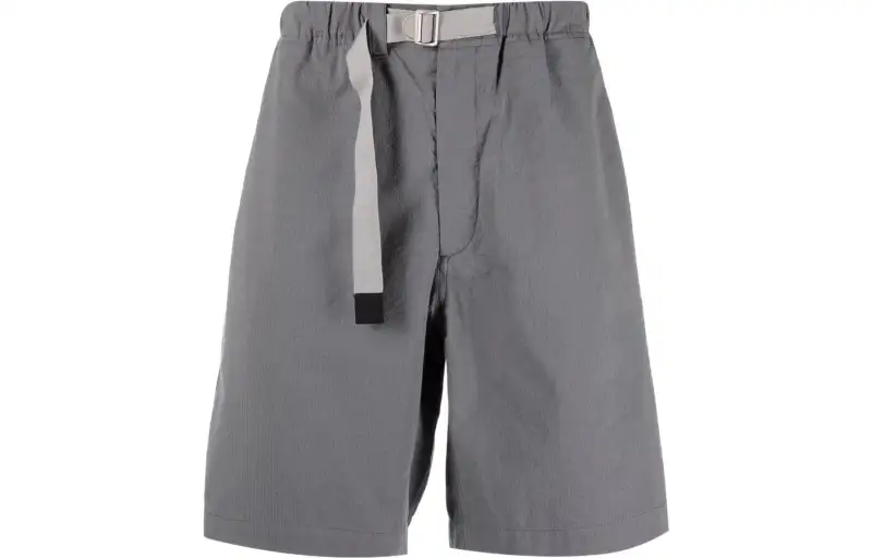 KENZO Logo print Belted Shorts
