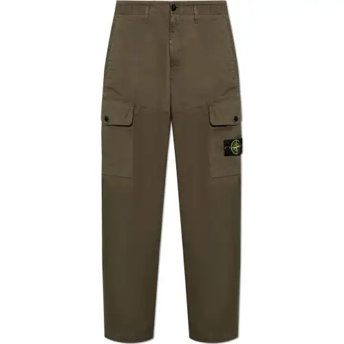 STONE ISLAND Logo Patch Cargo Pants