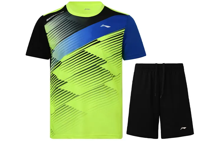 Li Ning Badminton Collection Casual Sportswear Men's Crew Neck Moderate