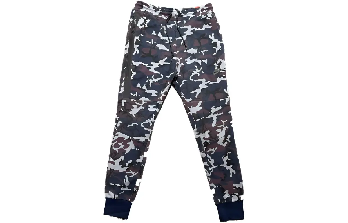 Nike Casual Pants Men's Camouflage Moderate Cuffed Pants