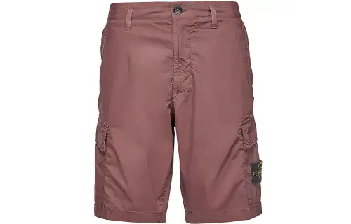 STONE ISLAND Casual Shorts Men's Dark Red Moderate