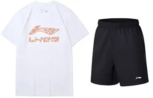 Li Ning Casual Sportswear Men's Crew Neck Moderate