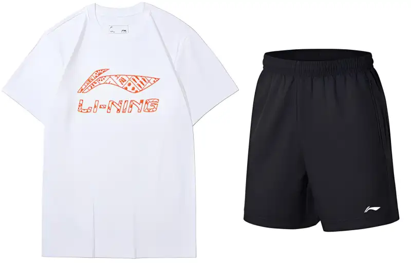 Li Ning Casual Sportswear Men's Crew Neck Moderate