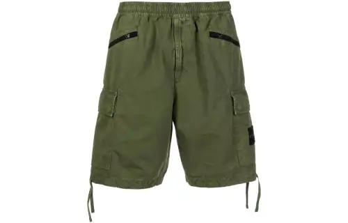 STONE ISLAND Casual Shorts Men's Green Moderate