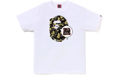 Commemorative short sleeve T-shirt with a round collar, set, print, men's style