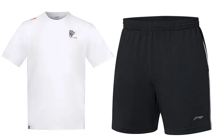 Li Ning Badminton Collection Badminton Jersey Set Men's White/Black