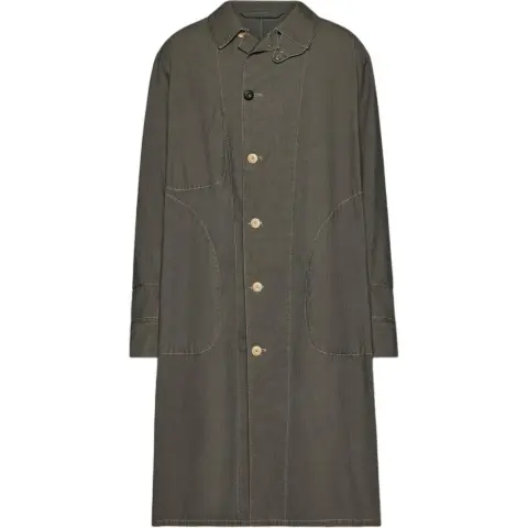 Maison Margiela Four Stitches Straight Hem Coat
