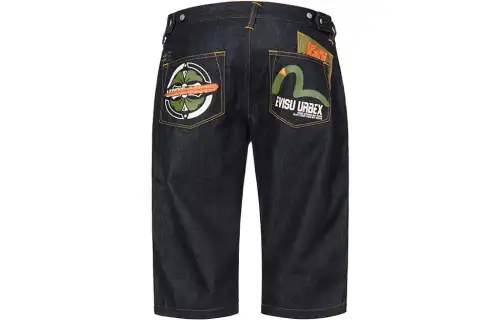EVISU Denim Shorts Men's Denim Blue Moderate