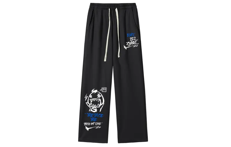 JEANSWEST Casual Pants Unisex Moderate Straight Fit Pants