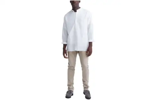UNIQLO Casual Pants Men's Dark Beige Moderate Slim Fit Pants