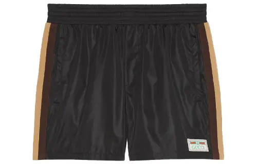 GUCCI Casual Shorts Men's Black Moderate