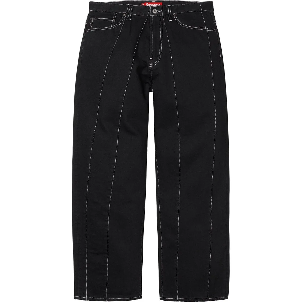 Supreme Paneled Stripe Baggy Jean