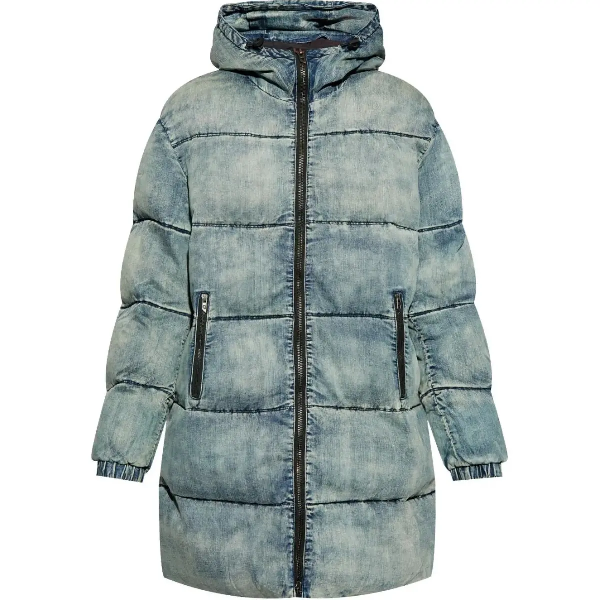 DIESEL W Mons Long Hooded Padded Jacket
