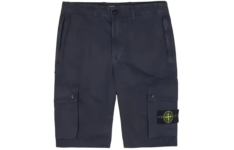 STONE ISLAND Cargo Shorts Men's Gray