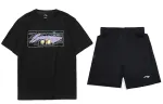 Li Ning Casual Sportswear Unisex Crew Neck Moderate