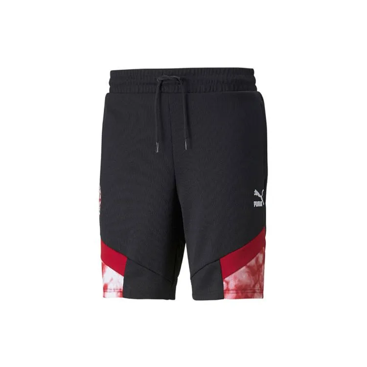 PUMA Casual Shorts Men's Black Moderate Straight Fit Pants
