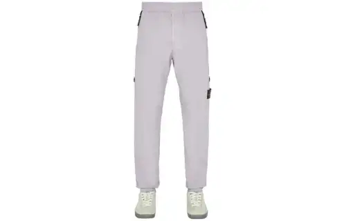 STONE ISLAND Casual Pants Men's Gray Pink