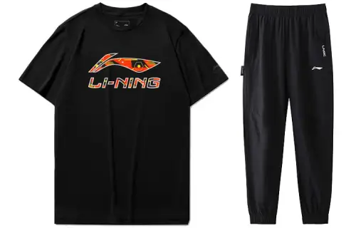 Li Ning Casual Sportswear Unisex Crew Neck Moderate