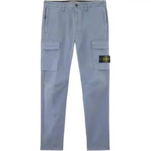 STONE ISLAND Cargo Pants Men's Light Blue