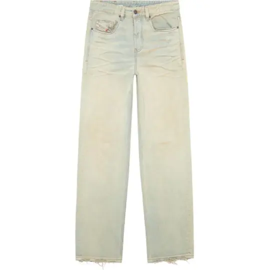 DIESEL 2001 D-Macro Mid-rise Straight-leg Jeans