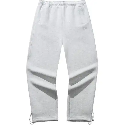 Anta Life Collection Knitted Sweatpants Men's Gray Heather Gray