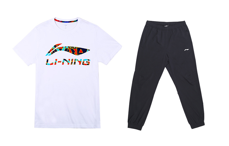 Li Ning Casual Sportswear Men’s White+Black