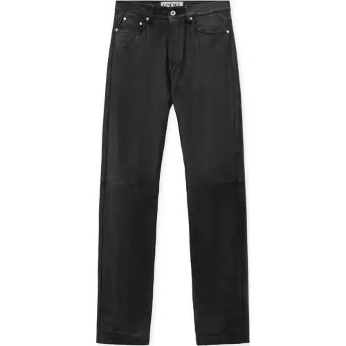 Loewe leather-panel trousers