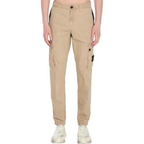 STONE ISLAND Brushed Old Effect Slim Fit Cargo Trousers