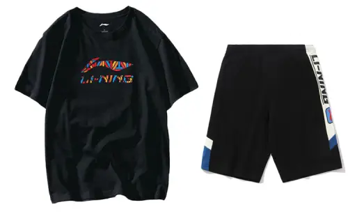 Li Ning Casual Sportswear Men's Crew Neck Moderate