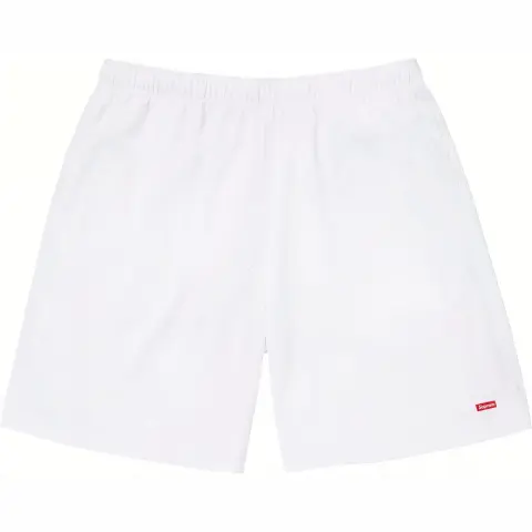 Supreme tiger-stripe mesh shorts