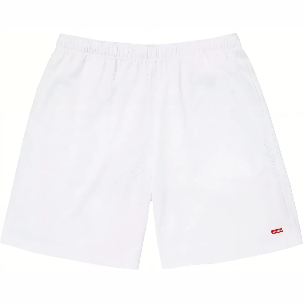 Supreme tiger-stripe mesh shorts